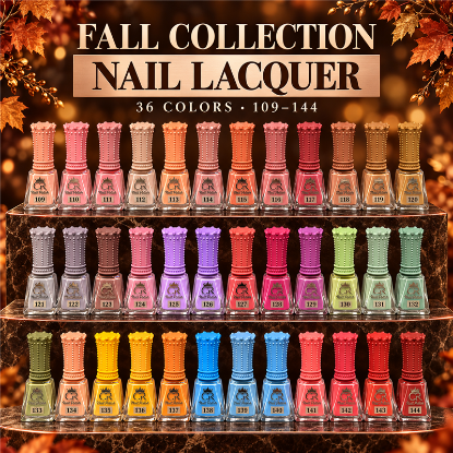 Picture of CROWN FULL COLLECTION HEMA & TPO FREE LACQUER SET - 36 COLORS FALL