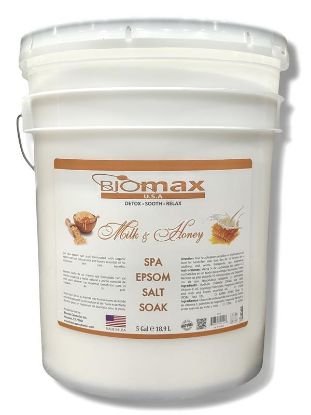 Picture of BIOMAX EPSOM SALT SOAK MILK & HONEY 5 GALLON BUCKET