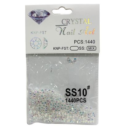 Picture of KING OF DIAMONDS CLEAR IRIDESCENT RHINESTONES SIZE 10
