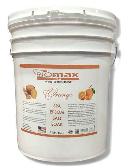 Picture of BIOMAX EPSOM SALT SOAK ORANGE 5 GALLON BUCKET