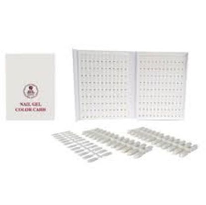 Picture of WHITE NAIL GEL COLOR CARD 216PCS
