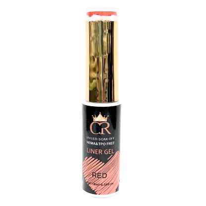 Picture of CROWN LINER GEL NAIL ART 22 RED