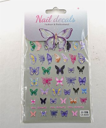 Picture of NAIL DECALS BUTTERFLY - CA-6005