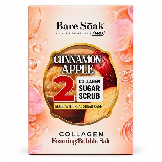 Picture of BARE SOAK COLLAGEN FOAMING 4 STEPS CINNAMON APPLE SINGLE