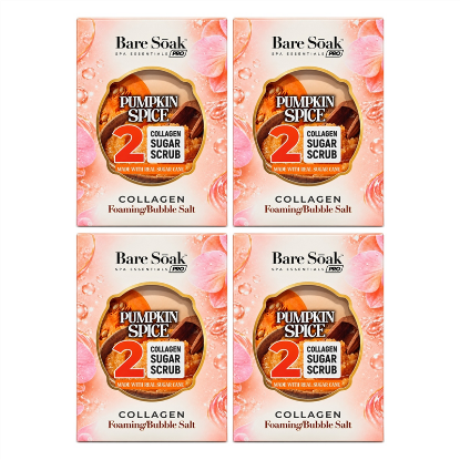 Picture of BARE SOAK COLLAGEN FOAMING 4 STEPS PUMPKIN SPICE CASE - 50 PCS