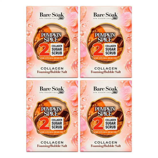 Picture of BARE SOAK COLLAGEN FOAMING 4 STEPS PUMPKIN SPICE CASE - 50 PCS
