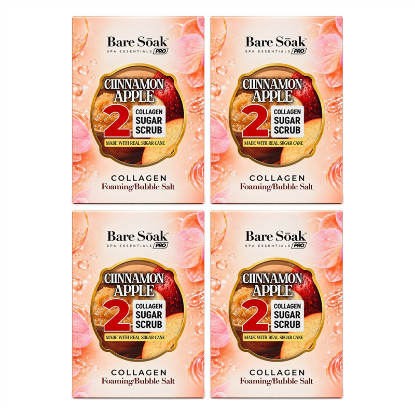 Picture of BARE SOAK COLLAGEN FOAMING 4 STEPS CINNAMON APPLE CASE - 50 PCS