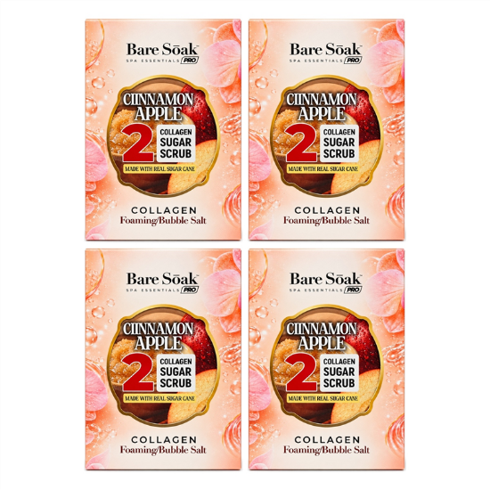 Picture of BARE SOAK COLLAGEN FOAMING 4 STEPS CINNAMON APPLE CASE - 50 PCS