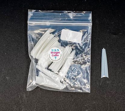 Picture of US NAIL STRAIGHT COFFIN TIP 7