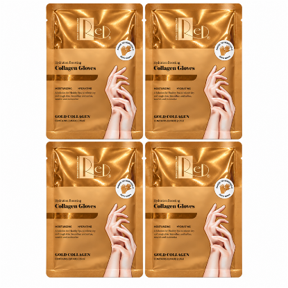 Picture of RED GOLD COLLAGEN GLOVES CASE OF 60 PCS