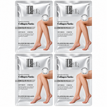 Picture of RED PLATINUM COLLAGEN SOCKS CASE OF 60 PCS