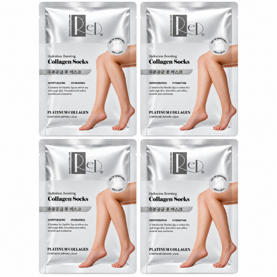 Picture of RED PLATINUM COLLAGEN SOCKS CASE OF 60 PCS