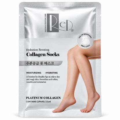 Picture of RED PLATINUM COLLAGEN SOCKS SINGLE PACK