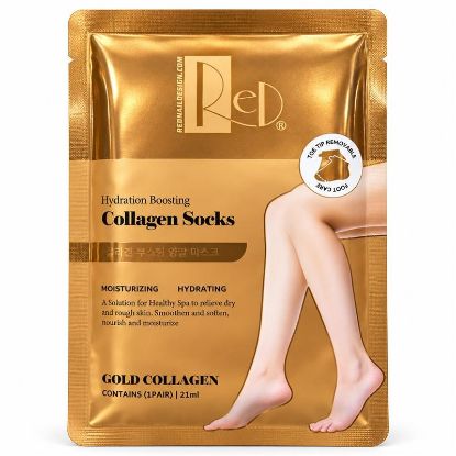 Picture of RED GOLD COLLAGEN SOCKS SINGLE PACK