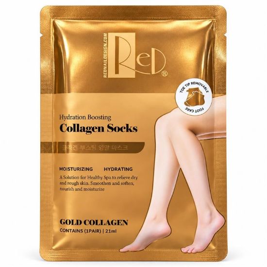 Picture of RED GOLD COLLAGEN SOCKS SINGLE PACK