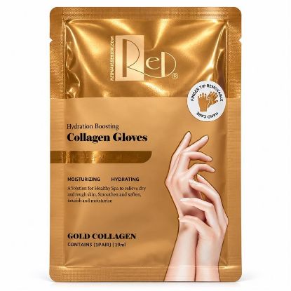 Picture of RED GOLD COLLAGEN GLOVES SINGLE PACK