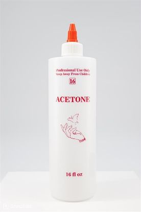 Picture of 168 ACETONE BOTTLE 16OZ EMPTY JJLD-12110-ACE