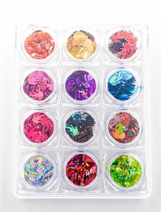 Picture of FLAME FOIL CONFETTI 12PC