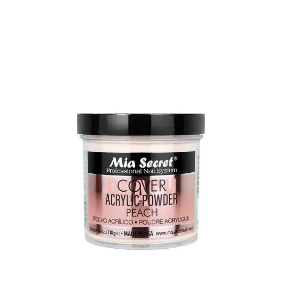 Picture of MIA SECRET COVER PEACH ACRYLIC NAIL POWDER 4 OZ
