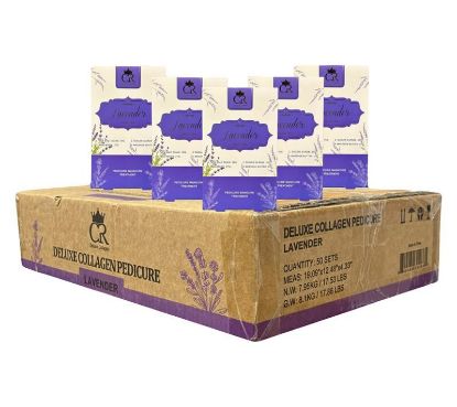 Picture of CROWN DELUXE COLLAGEN 4 STEP CASE OF 50 KITS - LAVENDER CN