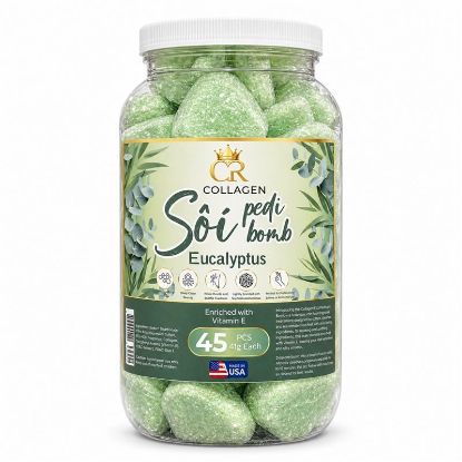 Picture of CROWN SOI PEDI BOMB COLLAGEN 1 GALLON 45 PCS EUCALYPTUS