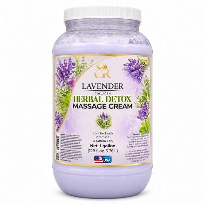 Picture of CROWN HERBAL COLLAGEN MASSAGE CREAM 1 GALLON LAVENDER