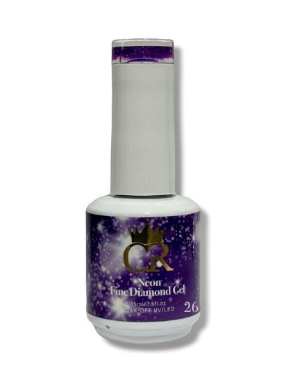 Picture of CROWN NEON FINE DIAMOND GEL 26