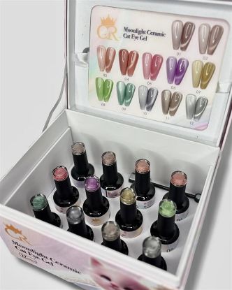 Picture of CROWN MOONLIGHT CERAMIC CAT EYE GEL SET