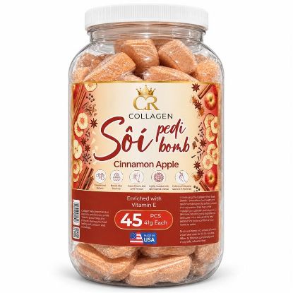Picture of CROWN SOI PEDI BOMB COLLAGEN 1 GALLON 45 PCS CINNAMON APPLE