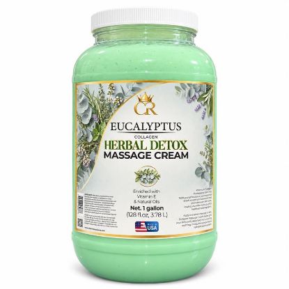 Picture of CROWN HERBAL COLLAGEN MASSAGE CREAM 1 GALLON EUCALYPTUS
