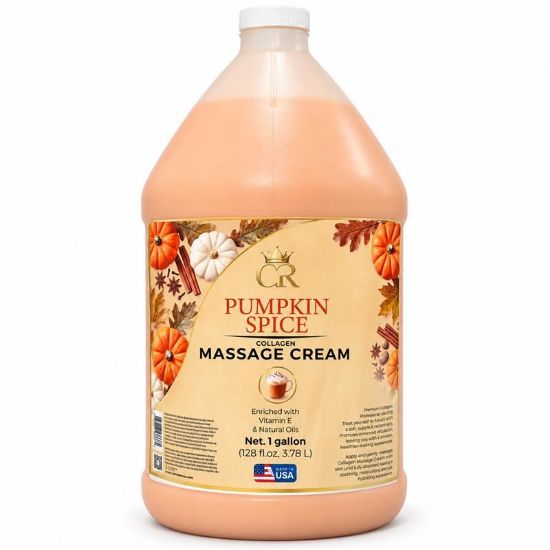 Picture of CROWN COLLAGEN MASSAGE CREAM 1 GALLON PUMPKIN SPICE