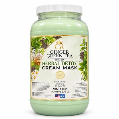 Picture of CROWN HERBAL COLLAGEN CREAM MASK 1 GALLON GINGER GREEN TEA