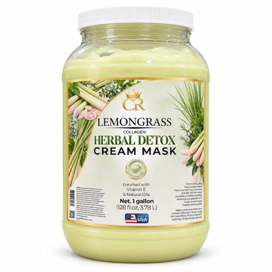 Picture of CROWN HERBAL COLLAGEN CREAM MASK 1 GALLON LEMONGRASS