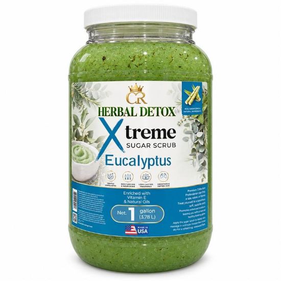 Picture of CROWN HERBAL XTREME SUGAR SCRUB 1 GALLON EUCALYPTUS