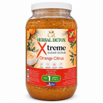 Picture of CROWN HERBAL XTREME SUGAR SCRUB 1 GALLON ORANGE CITRUS