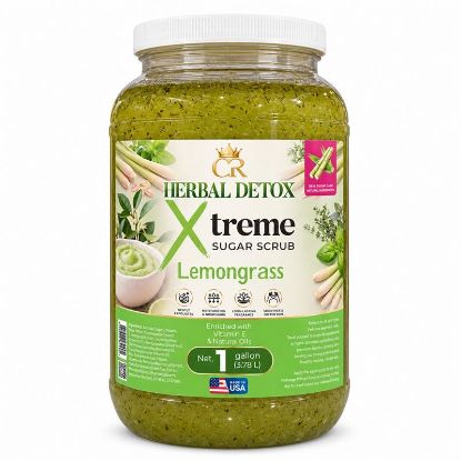 Picture of CROWN HERBAL XTREME SUGAR SCRUB 1 GALLON LEMONGRASS