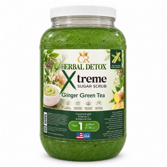 Picture of CROWN HERBAL XTREME SUGAR SCRUB 1 GALLON GINGER GREEN TEA