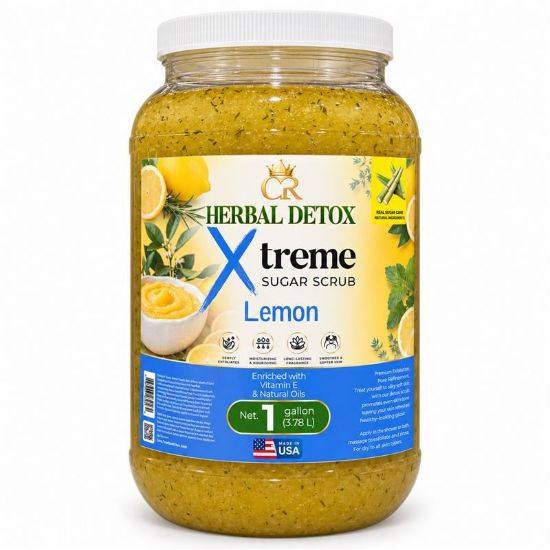 Picture of CROWN HERBAL XTREME SUGAR SCRUB 1 GALLON LEMON