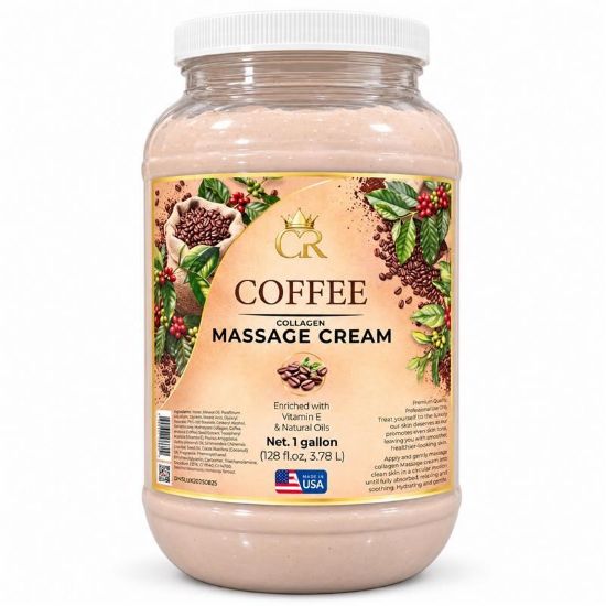Picture of CROWN COLLAGEN MASSAGE CREAM 1 GALLON COFFEE