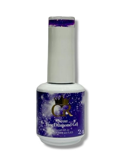 Picture of CROWN NEON FINE DIAMOND GEL 24