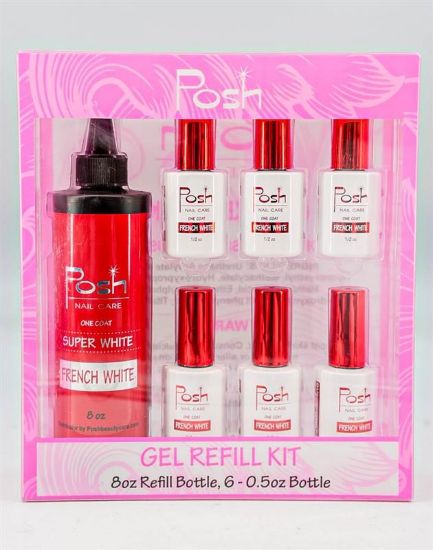 Picture of POSH SUPER WHITE 8OZ REFILL COMBO