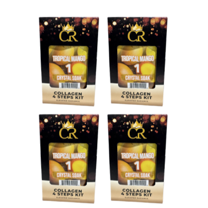 Picture of NEW CROWN COLLAGEN 4 STEPS KIT TROPICAL MANGO CASE OF 50 US
