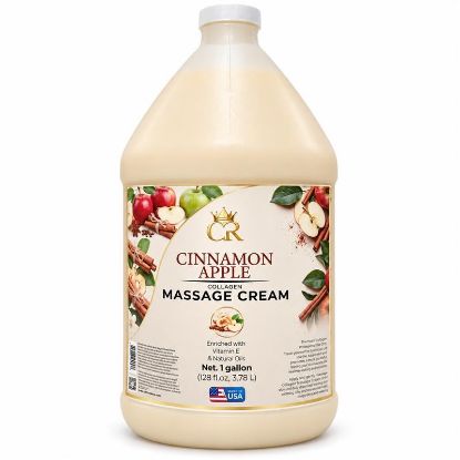 Picture of CROWN COLLAGEN MASSAGE CREAM 1 GALLON CINNAMON APPLE