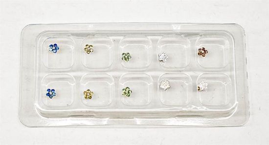 Picture of NEW FASHION MULTI-COLOR MINI FLOWER CHARMS STYLE 2