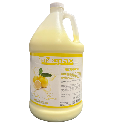 Picture of BIOMAX SIMPLY LEMON MASSAGE LOTION 1 GALLONS