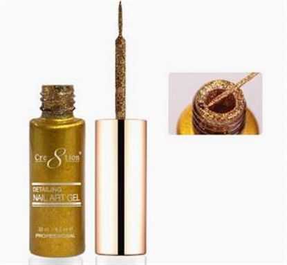 Picture of CREATION NAIL ART POLISH GOLD GLITTER