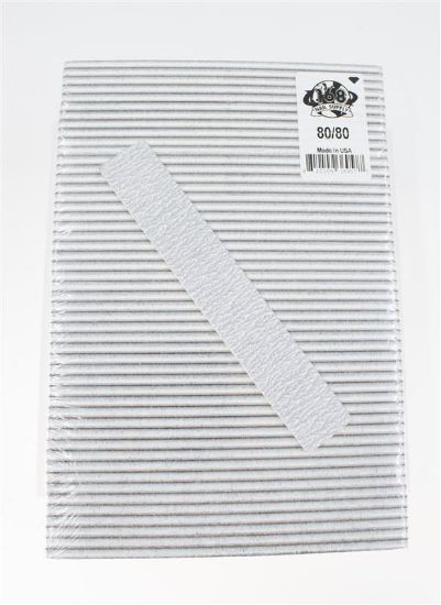 Picture of 168 NAIL SUPPLY ZEBRA JUMBO THICK FILE 80/80