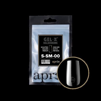 Picture of APRES SCULPTED SQUARE MEDIUM - SIZE 8 (50PCS)