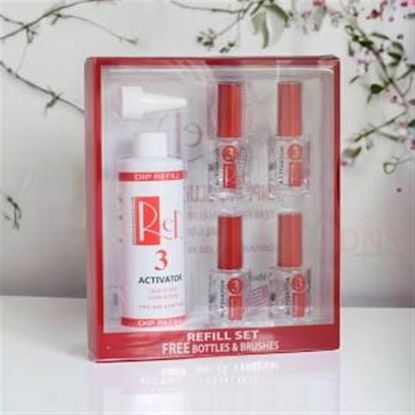 Picture of RED DIP STEP #1 REFILL WITH 4 FREE BOTTLES 7 FL OZ