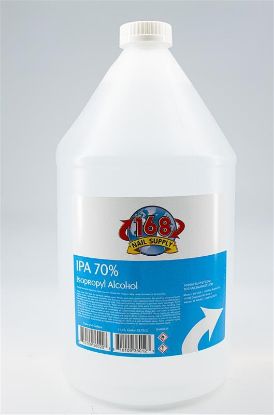 Picture of 168 NAIL SUPPLY IPA 70% ISOPROPLE ALCOHOL CASE  CASE OF 4 GALLONS